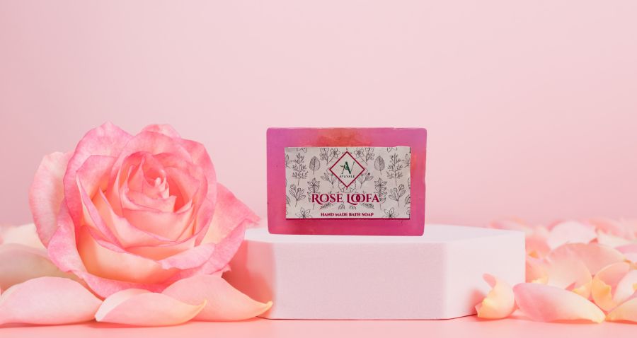 Discover the Luxurious Elegance of Rose Loofa Handmade Bath Soap